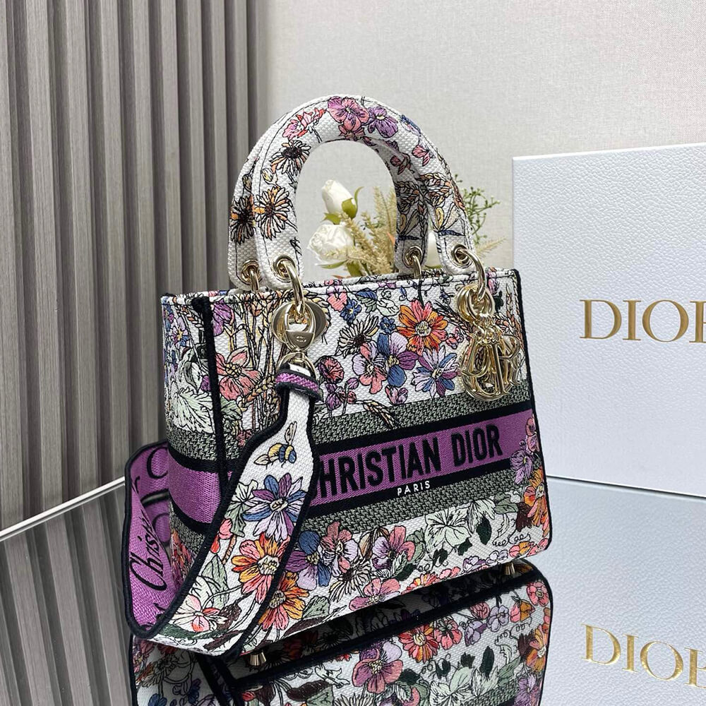 Medium Dioriviera Lady D-Lite Bag