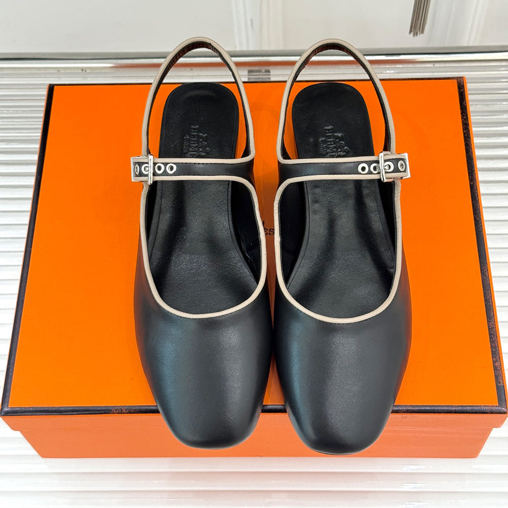 HERMES Kleo slingback