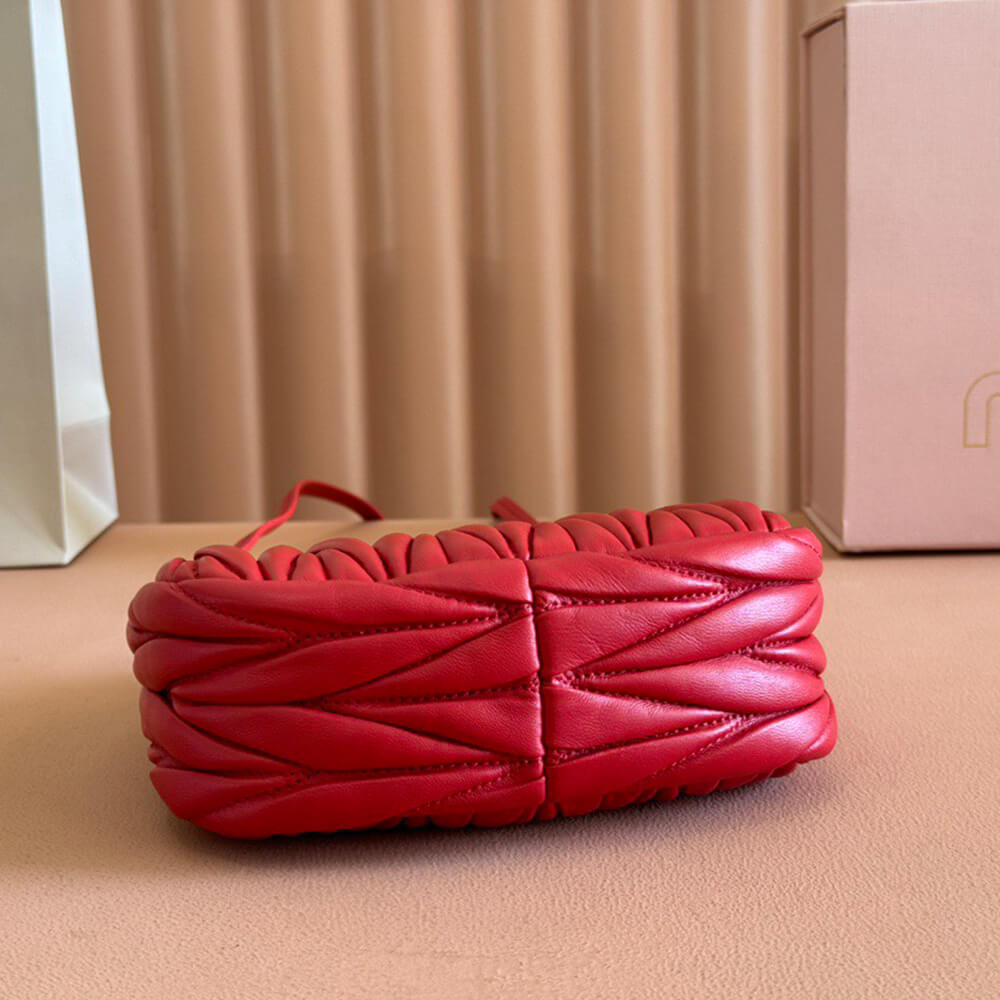 Mini Wander matelasse nappa leather hobo bag(high-end grade)