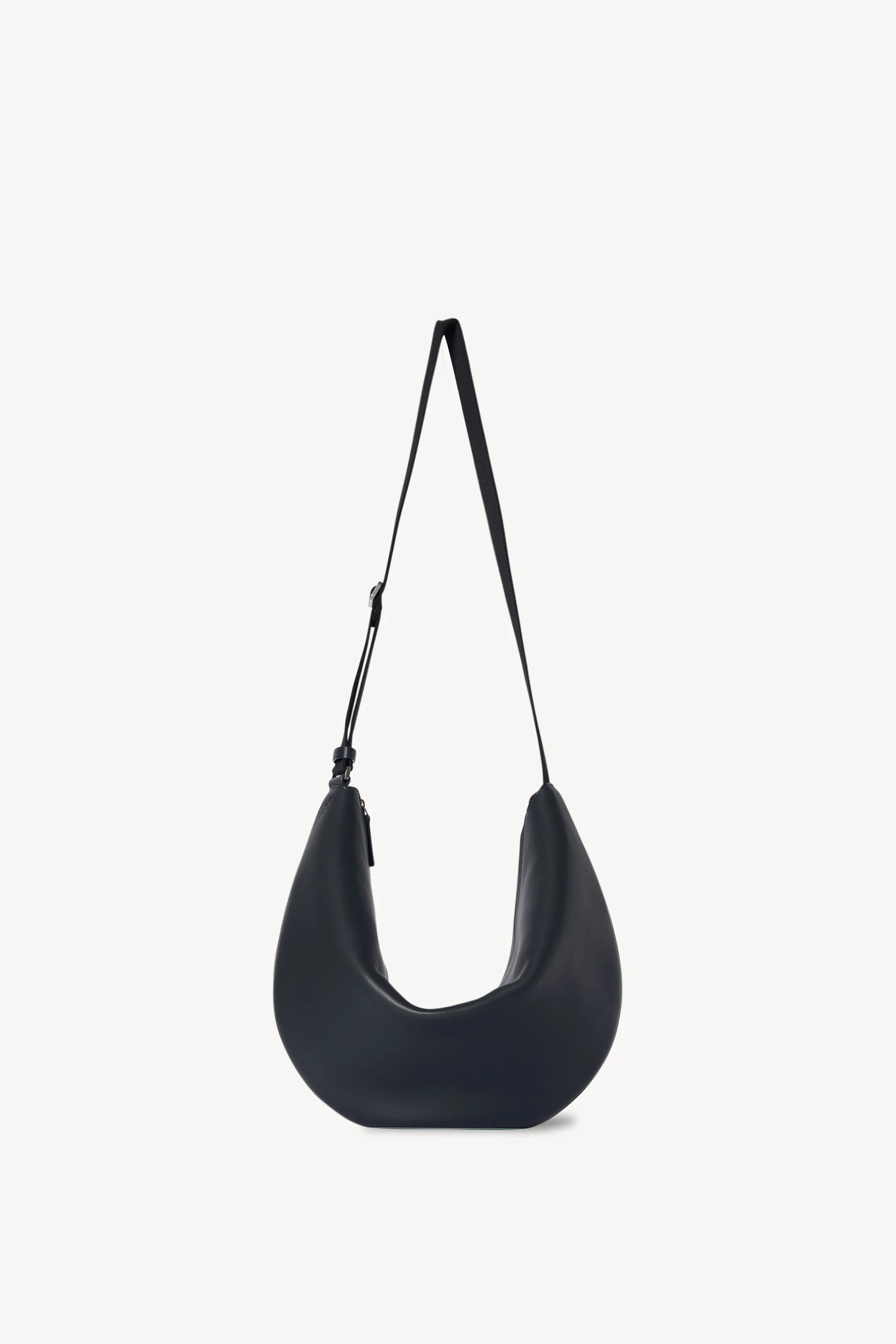 Crossbody Crescent Bag in Leather