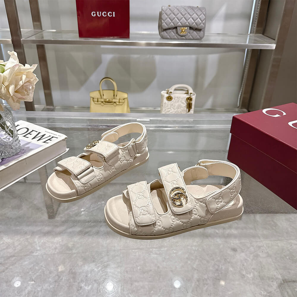 GUCCI Women s sandal with Double G