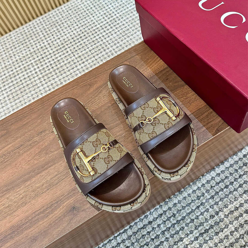 GUCCI Women s platform slide sandal