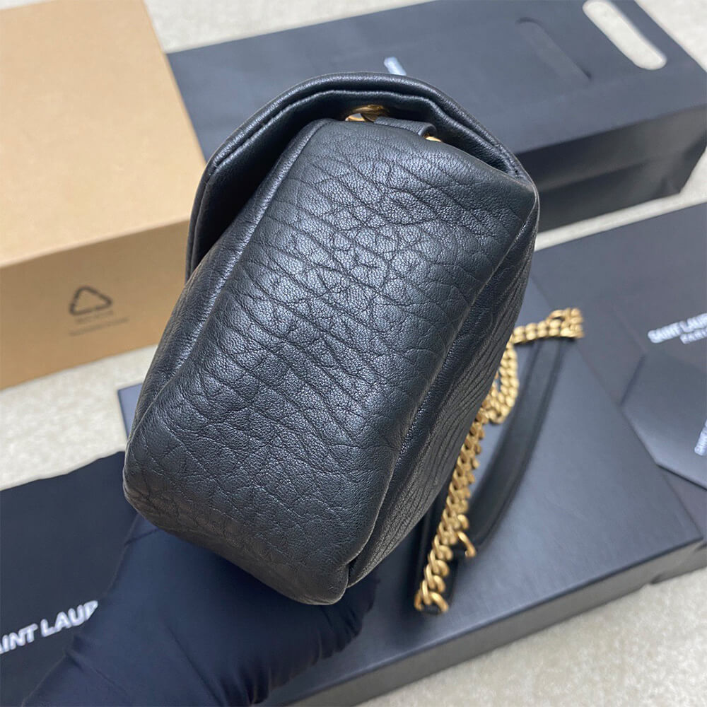 YSL calypso medium in grained lambskin