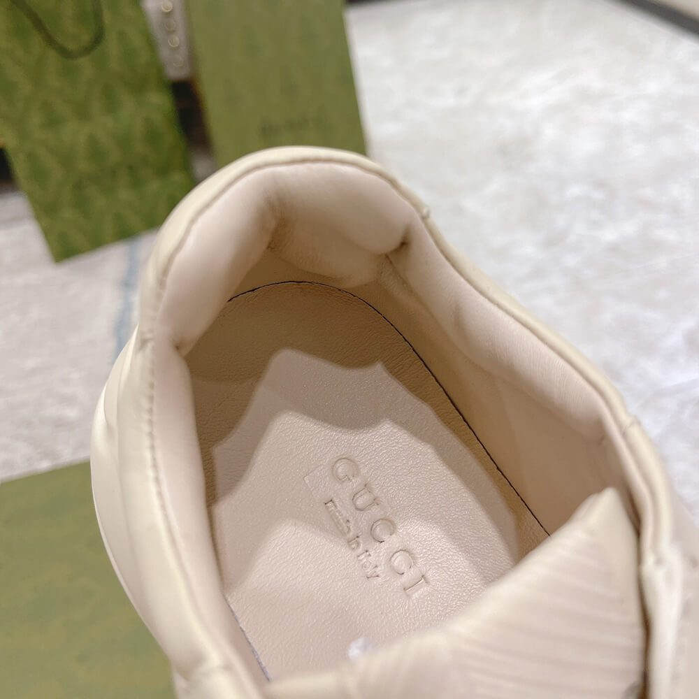 Rhyton Gucci logo leather sneaker