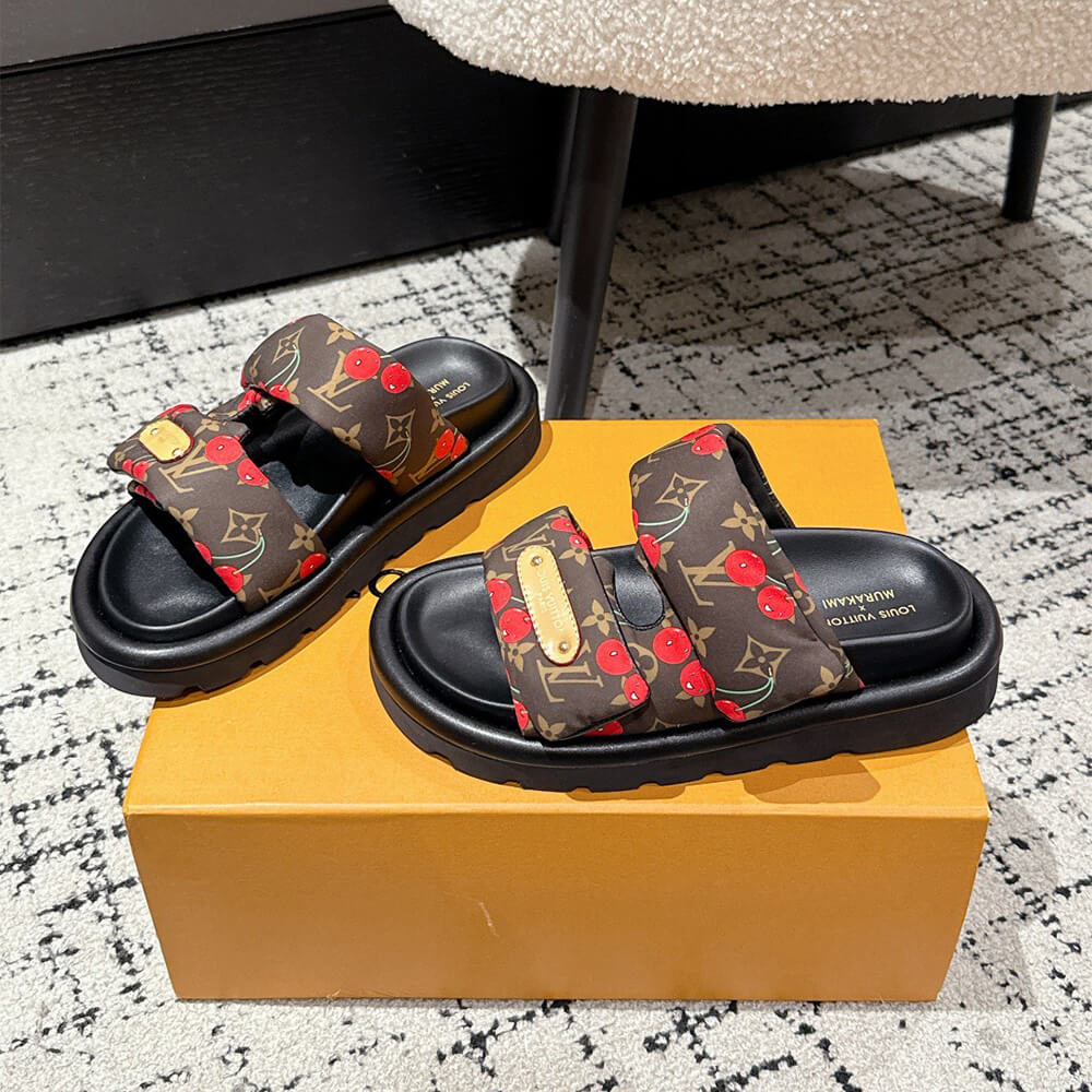LV x TM Pool Pillow Flat Comfort Mule