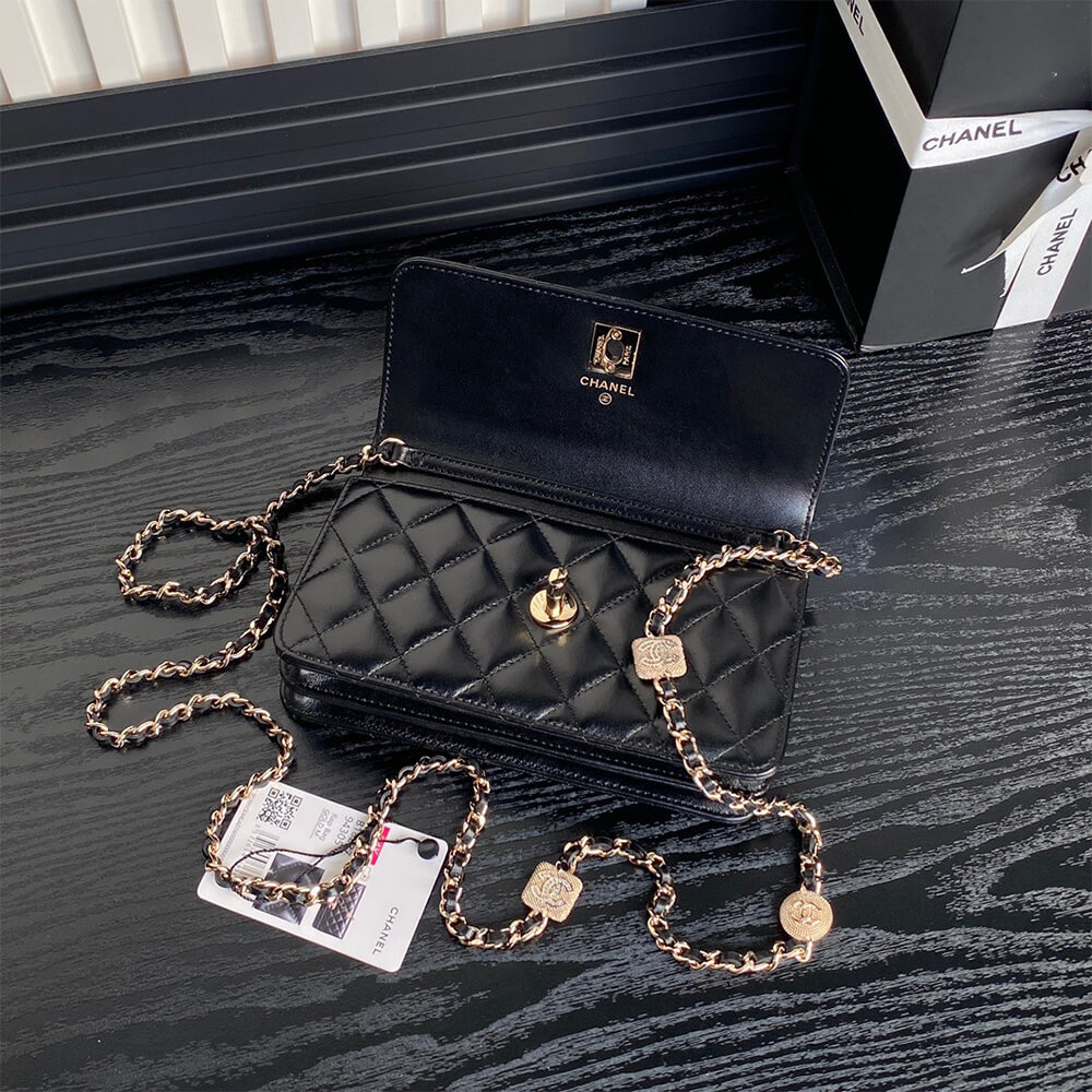 CHANEL Clutch With Chain(HIGH-END GRADE)