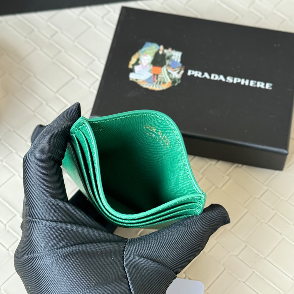 Prada Saffiano Leather Card Holder