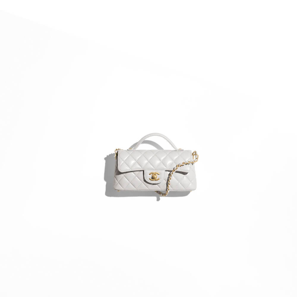 CHANEL Mini Flap Bag with Top Handle(HIGH-END GRADE)