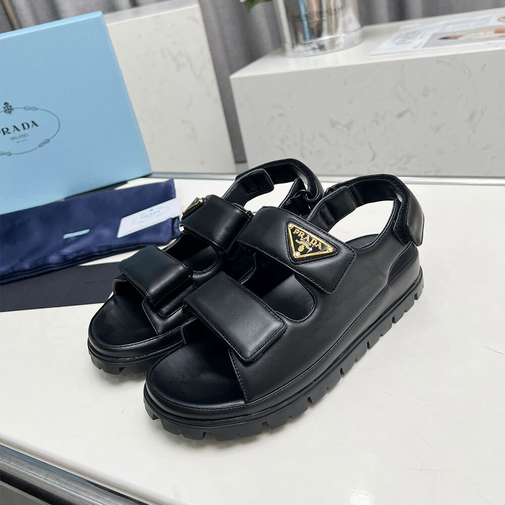 PRADA Nappa leather sandals