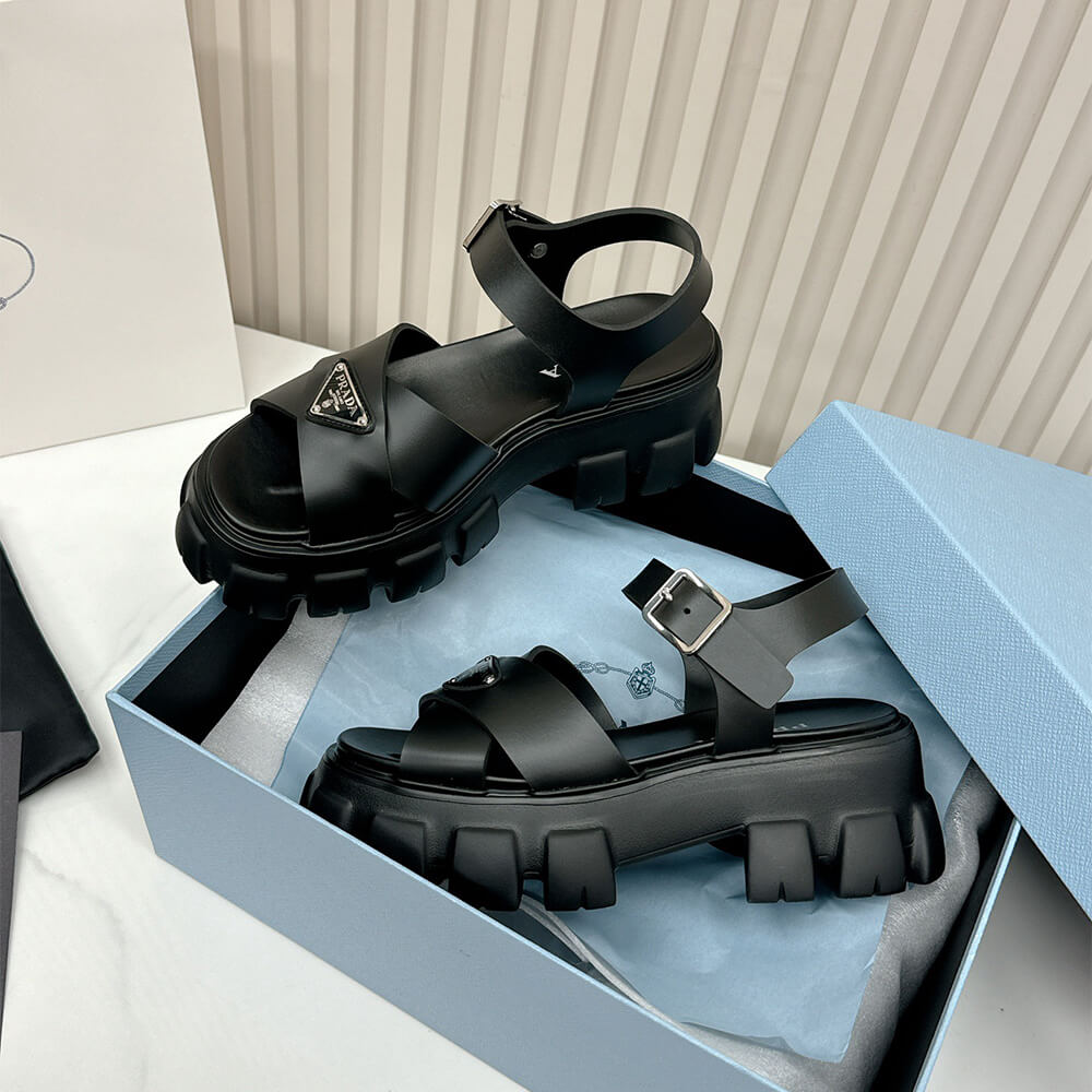 PRADA Monolith rubber sandals