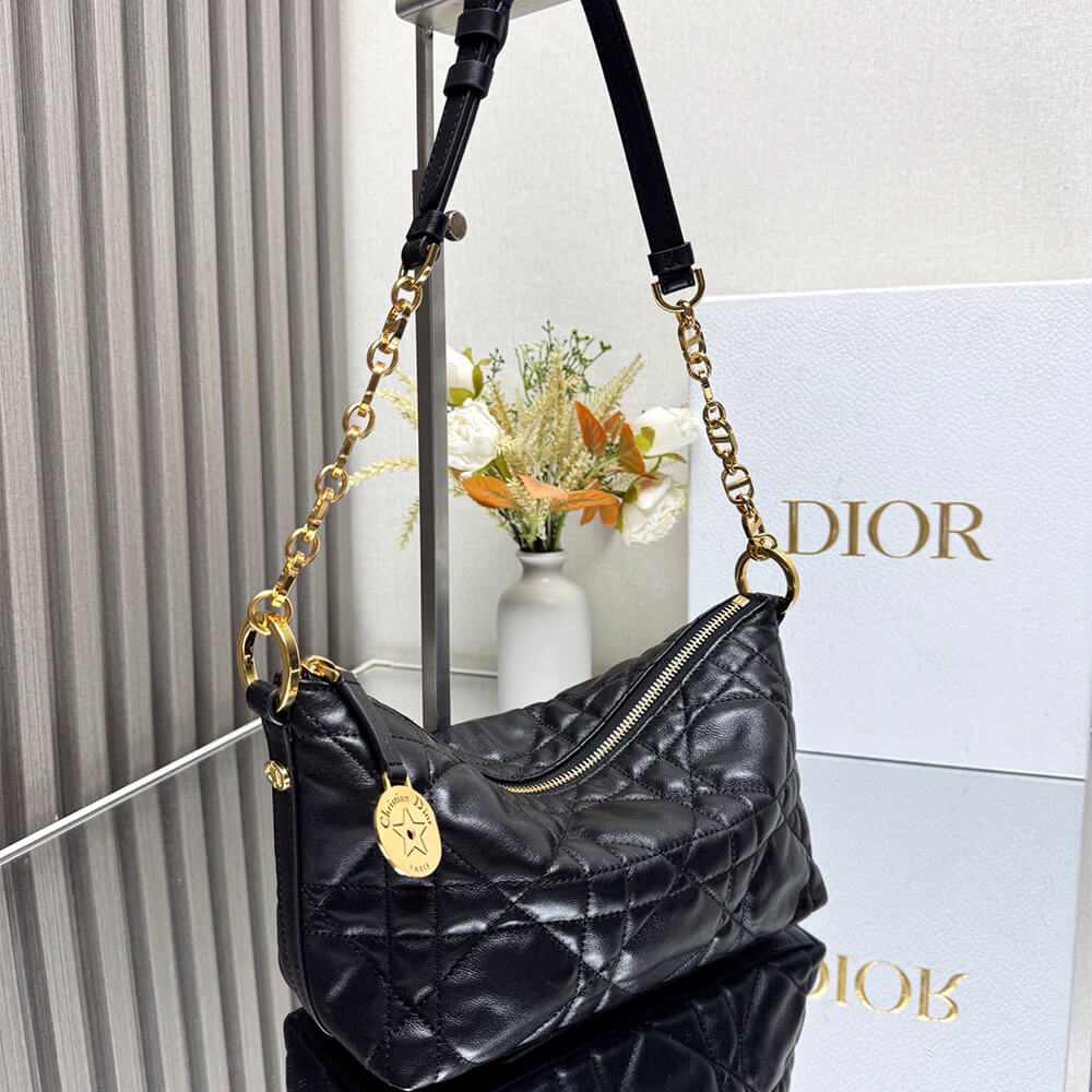 Diorstar Hobo Bag with Chain