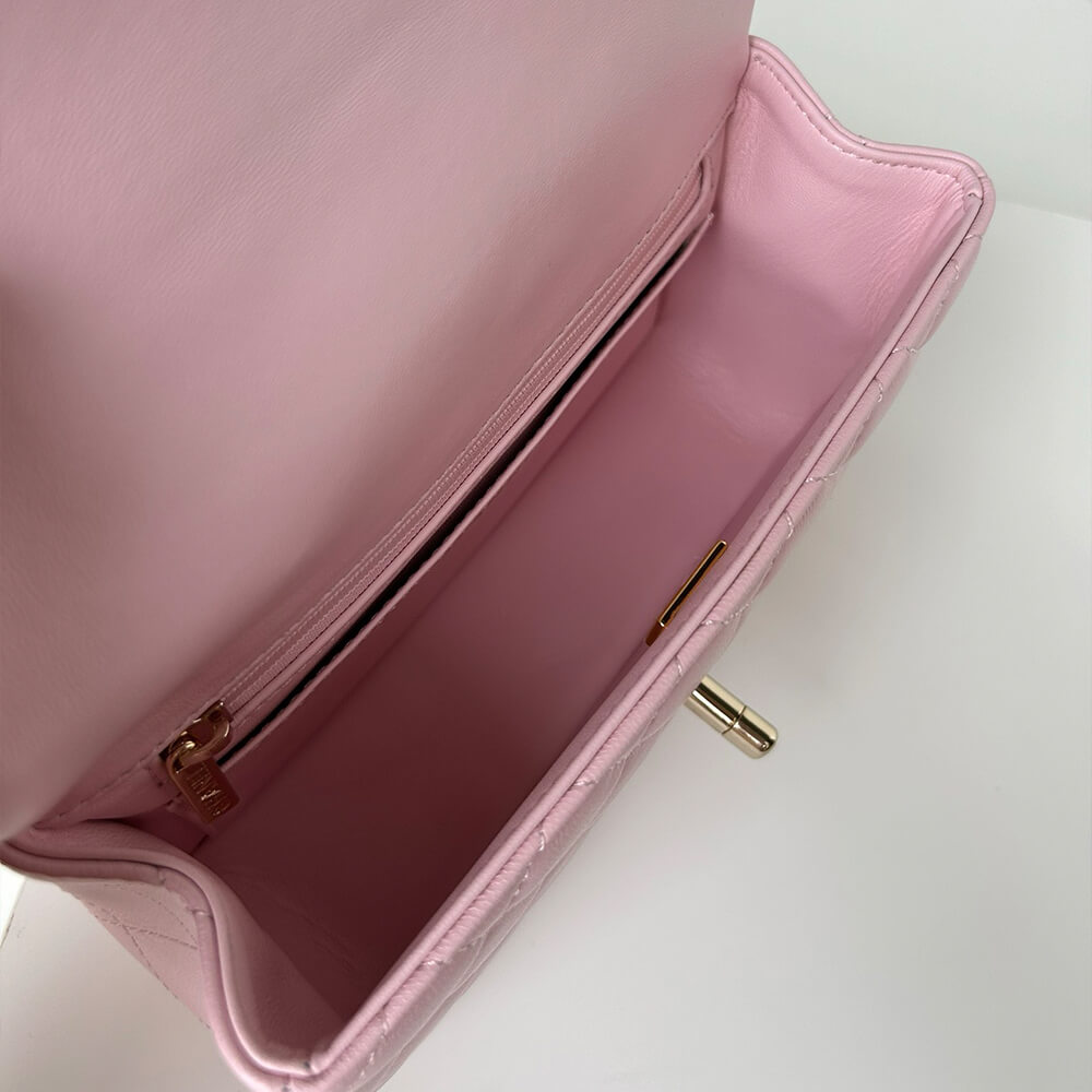 CHANEL Mini Classic Handbag With Top Handle