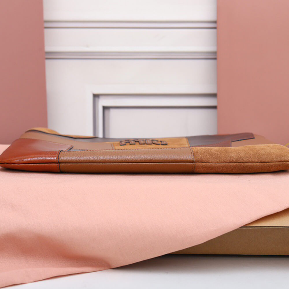 MIUMIU REGULAR IVY leather patchwork bag(HIGH-END GRADE)