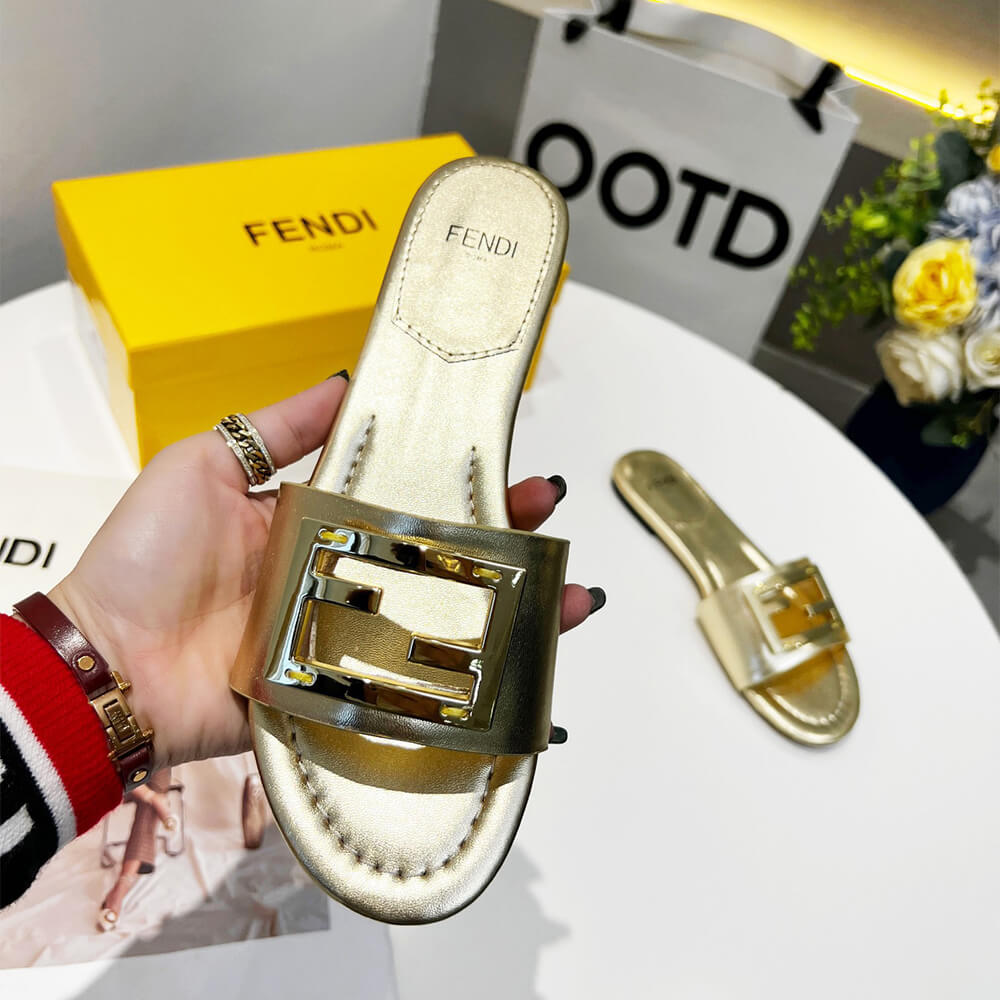 Fendi Baguette Slides