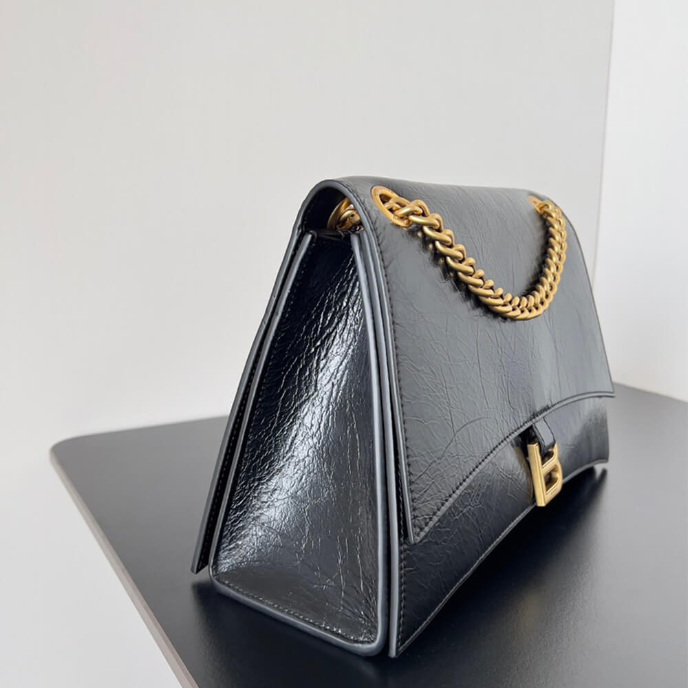 Balenciaga Women s Crush Chain Bag Medium(HIGH-END GRADE)