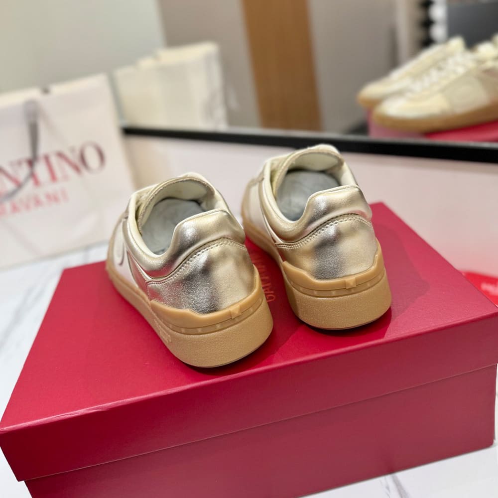 VALENTINO Women s UPVILLAGE calfskin sneakers