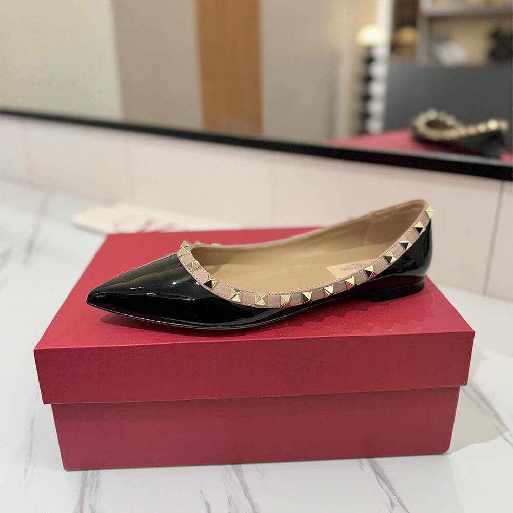 VALENTINO ROCKSTUD BALLET FLAT
