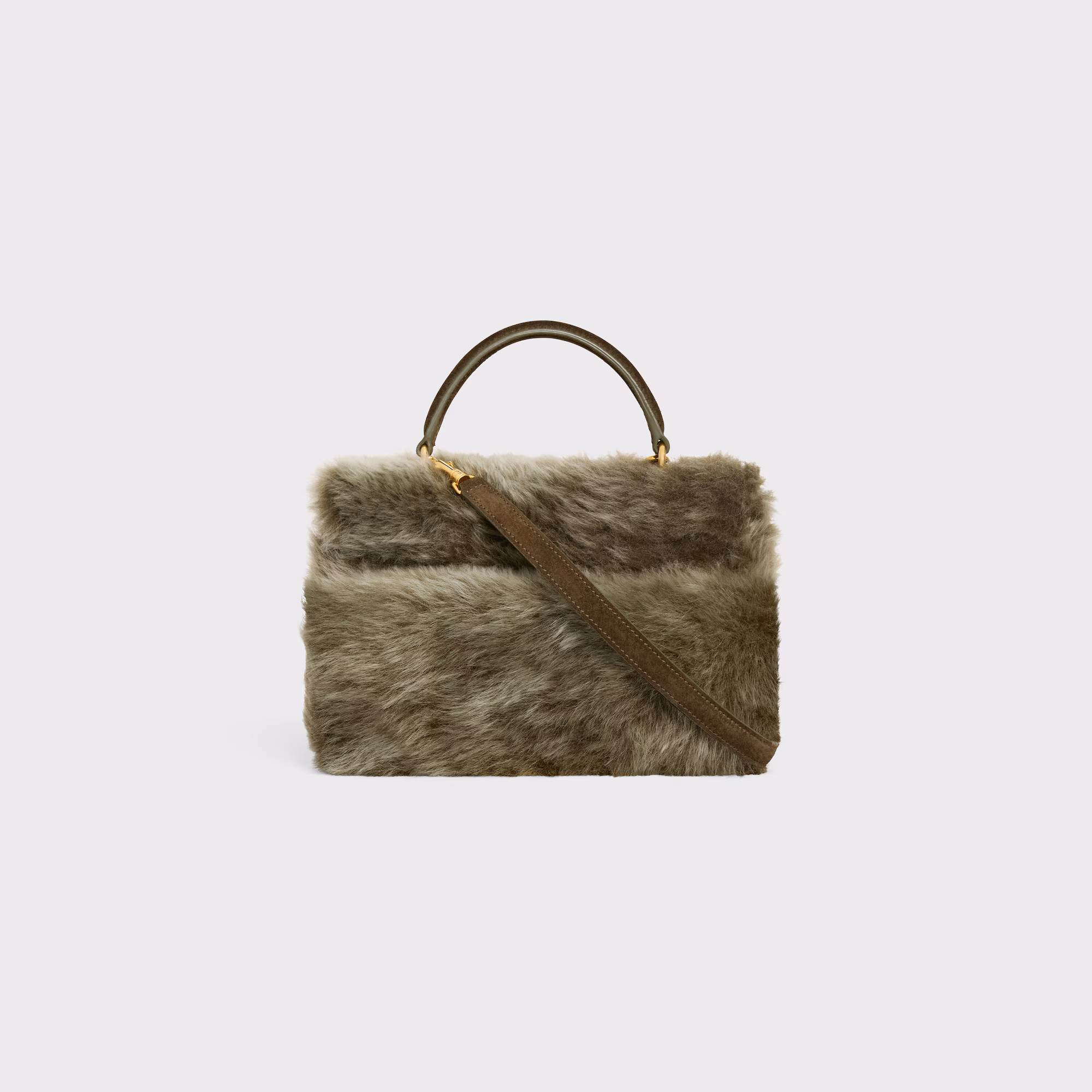 TEEN NINO BAG IN SHEARLING AND SUEDE CALFSKIN